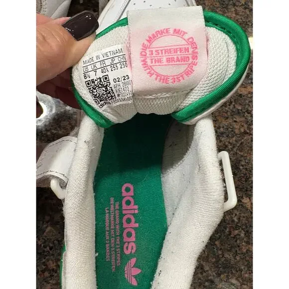 adidas Women's Forum Low Basketball "Watermelon" Green/Pink Size 8.5 - Picture 7 of 16